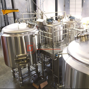 معدات مصنع الجعة الجاهزة مع سترة البخار للبيع